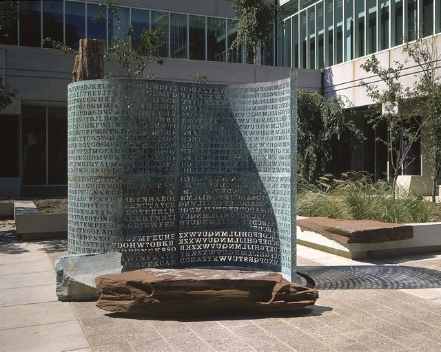 CIA kryptos sculpture